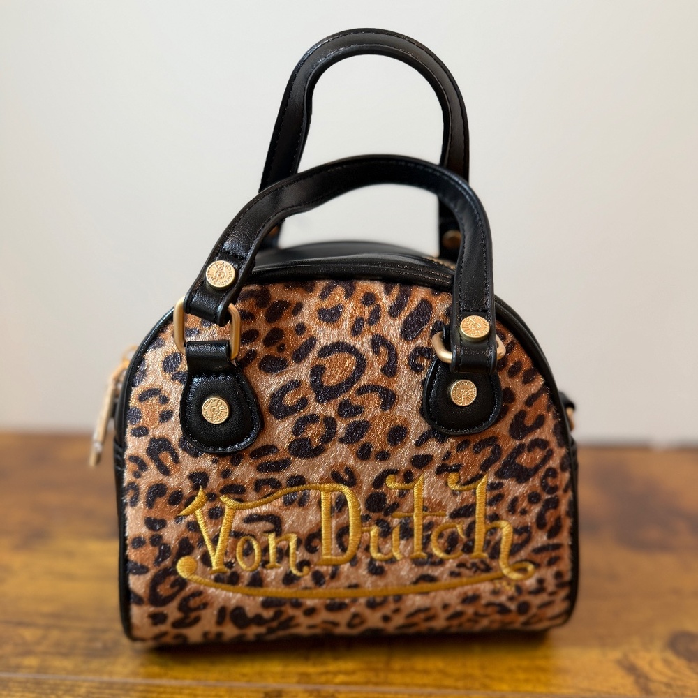 Von Dutch Bowling Bag Purse Brand New Never Used